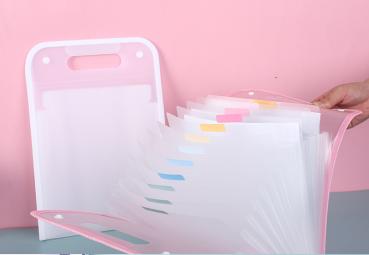 Großhandel B2B Vertikale, halbtransparente Dokumententasche für das Handgepäck